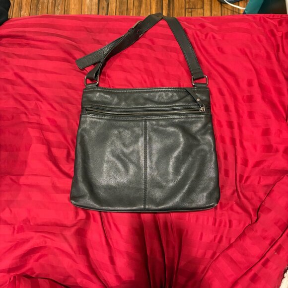 Tommy Bahama leather shoulder bag - Picture 2 of 7